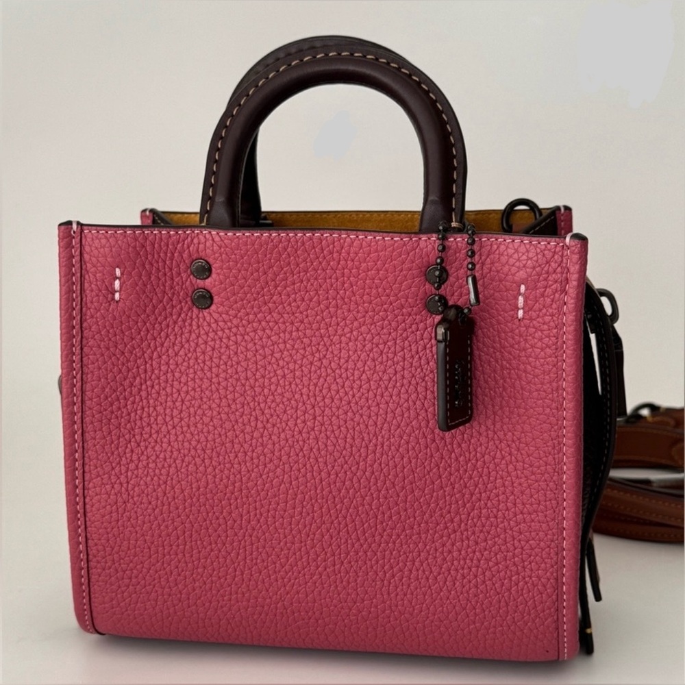 Coach Rogue 20 In Colorblock Regenerative Leather